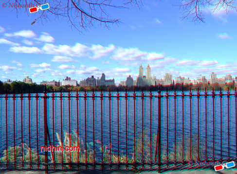 New York Central Park Anaglyph 3D Photography