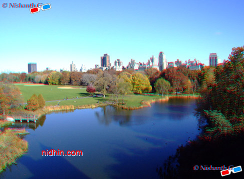 New York Central Park Anaglyph 3D Photography