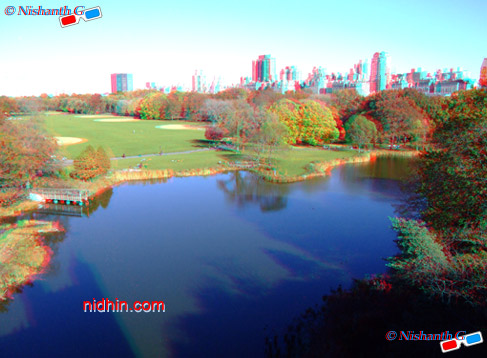 New York Central Park Anaglyph 3D Photography