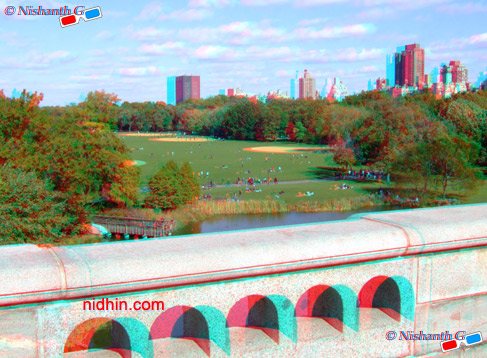 New York Central Park Anaglyph 3D Photography