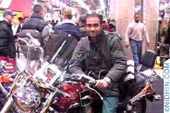 International bike show in Manhattan, New York, NY. Harley Davidson, Yamaha, Kawasaki, Indian, Honda, BMW, Suzuki