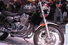 International bike show in Manhattan, New York, NY. Harley Davidson, Yamaha, Kawasaki, Indian, Honda, BMW, Suzuki