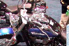 International bike show in Manhattan, New York, NY. Harley Davidson, Yamaha, Kawasaki, Indian, Honda, BMW, Suzuki