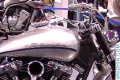 International bike show in Manhattan, New York, NY. Harley Davidson, Yamaha, Kawasaki, Indian, Honda, BMW, Suzuki