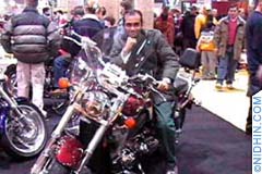 International bike show in Manhattan, New York, NY. Harley Davidson, Yamaha, Kawasaki, Indian, Honda, BMW, Suzuki