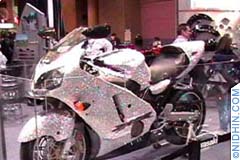 International bike show in Manhattan, New York, NY. Harley Davidson, Yamaha, Kawasaki, Indian, Honda, BMW, Suzuki