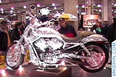 International bike show in Manhattan, New York, NY. Harley Davidson, Yamaha, Kawasaki, Indian, Honda, BMW, Suzuki