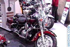 International bike show in Manhattan, New York, NY. Harley Davidson, Yamaha, Kawasaki, Indian, Honda, BMW, Suzuki