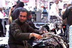 International bike show in Manhattan, New York, NY. Harley Davidson, Yamaha, Kawasaki, Indian, Honda, BMW, Suzuki