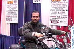 International bike show in Manhattan, New York, NY. Harley Davidson, Yamaha, Kawasaki, Indian, Honda, BMW, Suzuki