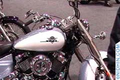 International bike show in Manhattan, New York, NY. Harley Davidson, Yamaha, Kawasaki, Indian, Honda, BMW, Suzuki
