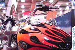 International bike show in Manhattan, New York, NY. Harley Davidson, Yamaha, Kawasaki, Indian, Honda, BMW, Suzuki