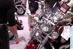 International bike show in Manhattan, New York, NY. Harley Davidson, Yamaha, Kawasaki, Indian, Honda, BMW, Suzuki