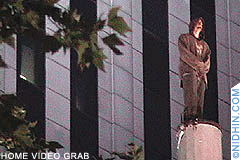 Magician David Blaines Vertigo in Bryant Park, Manhattan