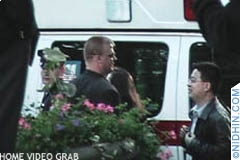 Magician David Blaines Vertigo in Bryant Park, Manhattan