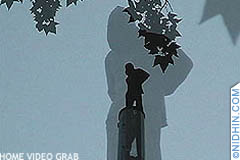 Magician David Blaines Vertigo in Bryant Park, Manhattan