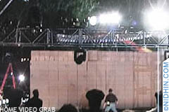 Magician David Blaines Vertigo in Bryant Park, Manhattan