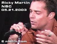 Ricky Martin rocks the Plaza in Today Show at the NBC Studios in New York