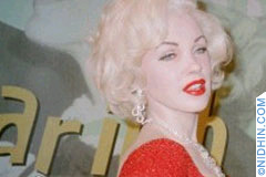 Marylin Monroe  at Madame Tussauds Madame Tussauds Wax Museum on 42nd street Times Square, New York - Popular Culture Trendsetters ~ Portraits of iconic celebrities and trendsetters
who helped shape each decade of the 20th
century are represented in vignettes
highlighted by the fashions, trends, news and fads of the era.
