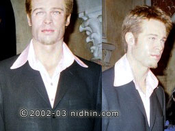 Brad Pitt at Madame Tussauds Wax Museum on 42nd street Times Square, New York - Popular Culture Trendsetters  ~ also included are such notables as Babe Ruth, Janis Joplin, The Beatles, Marilyn Monroe, John Wayne, and Neil Armstrong, among others.