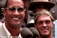 The Rock and Edge WWE