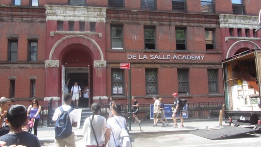De La Salle at its new location - formerly the Holy Cross School - at the 42nd Street!